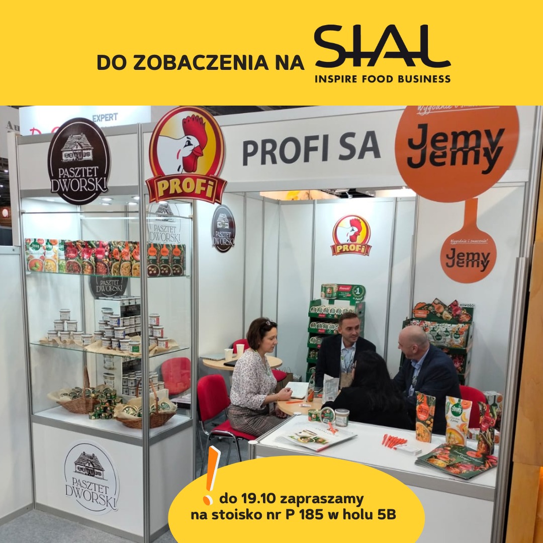 Za nami kolejny dzień inspirujących spotkań na #SIALParis. Mamy mnóstwo dobrej energii i  powody do dumy, bo nasze marki spotkały się z ogromnym zainteresowaniem, zwłaszcza JemyJemy. Jesteśmy tu dla Was aż do 19 października. Zapraszamy na stoisko P185 w hali B5. 