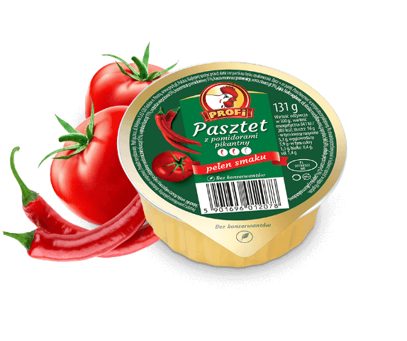 Pasztet z pomidorami pikantnymi