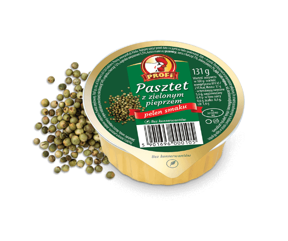 Pâté with green pepper